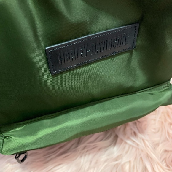 Harley-Davidson Woven Green Backpack - Picture 4 of 10